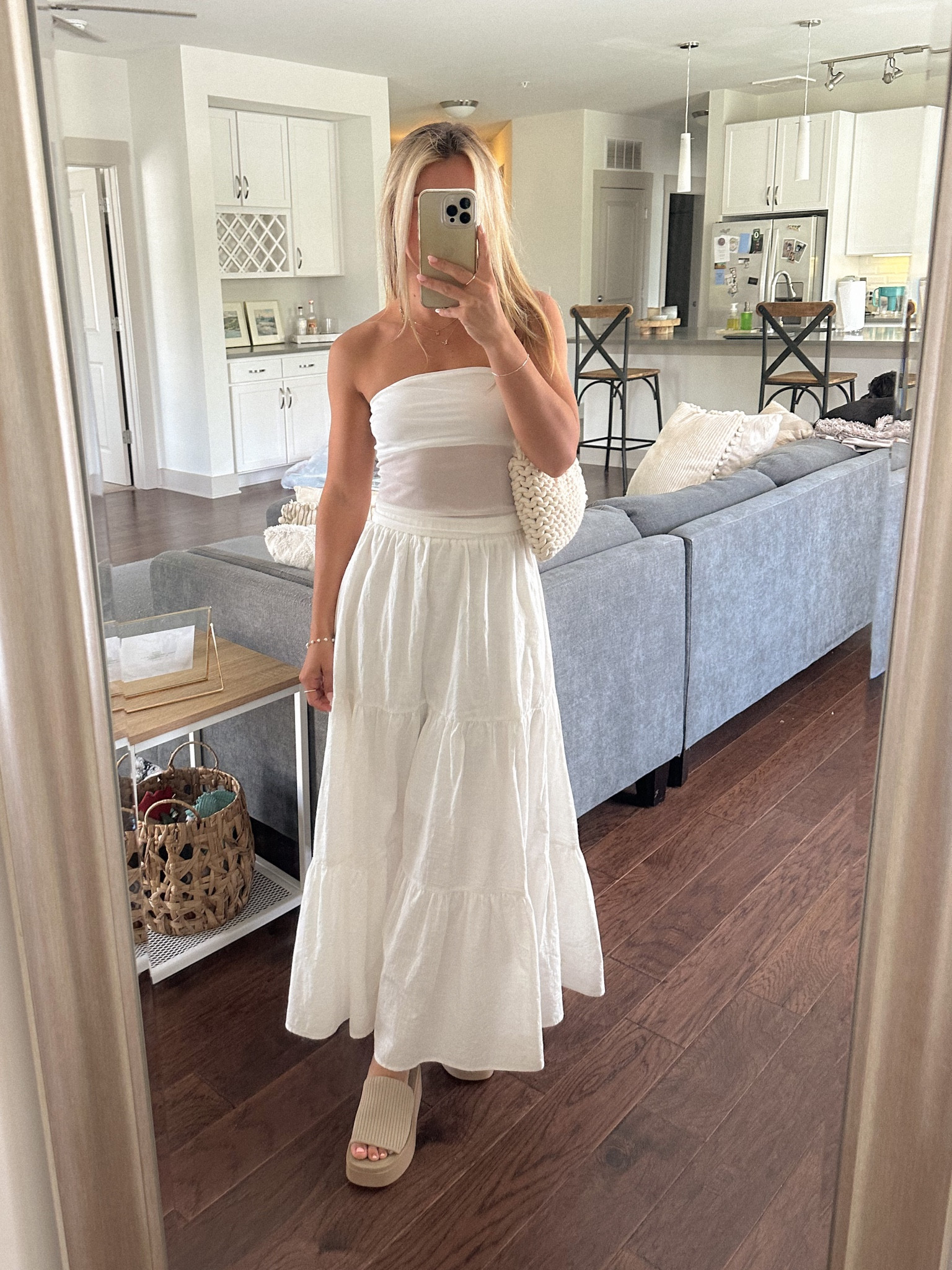 all white summer outfit 🫶🏼
