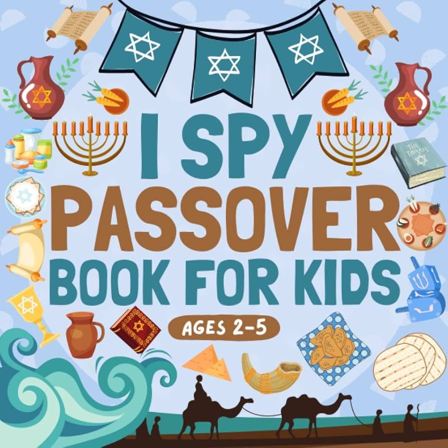 I Spy Passover Book for Kids Ages 2-5: With Fun coloring pages and information about each item-Pa... | Amazon (US)