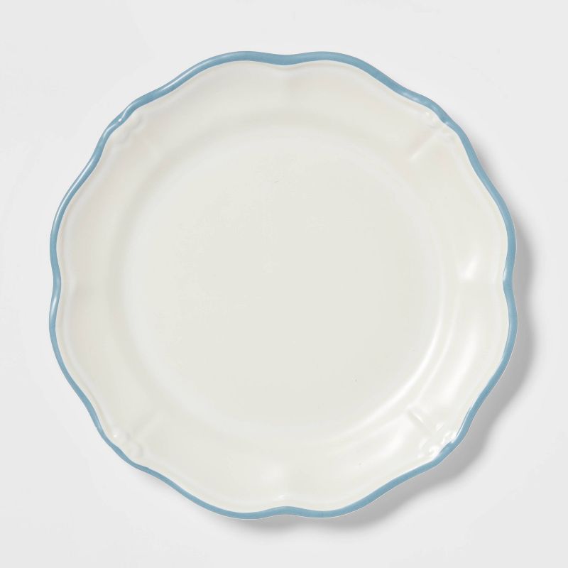 11" 4pk Melamine Dinner Plates White - Threshold™ designed with Studio McGee | Target