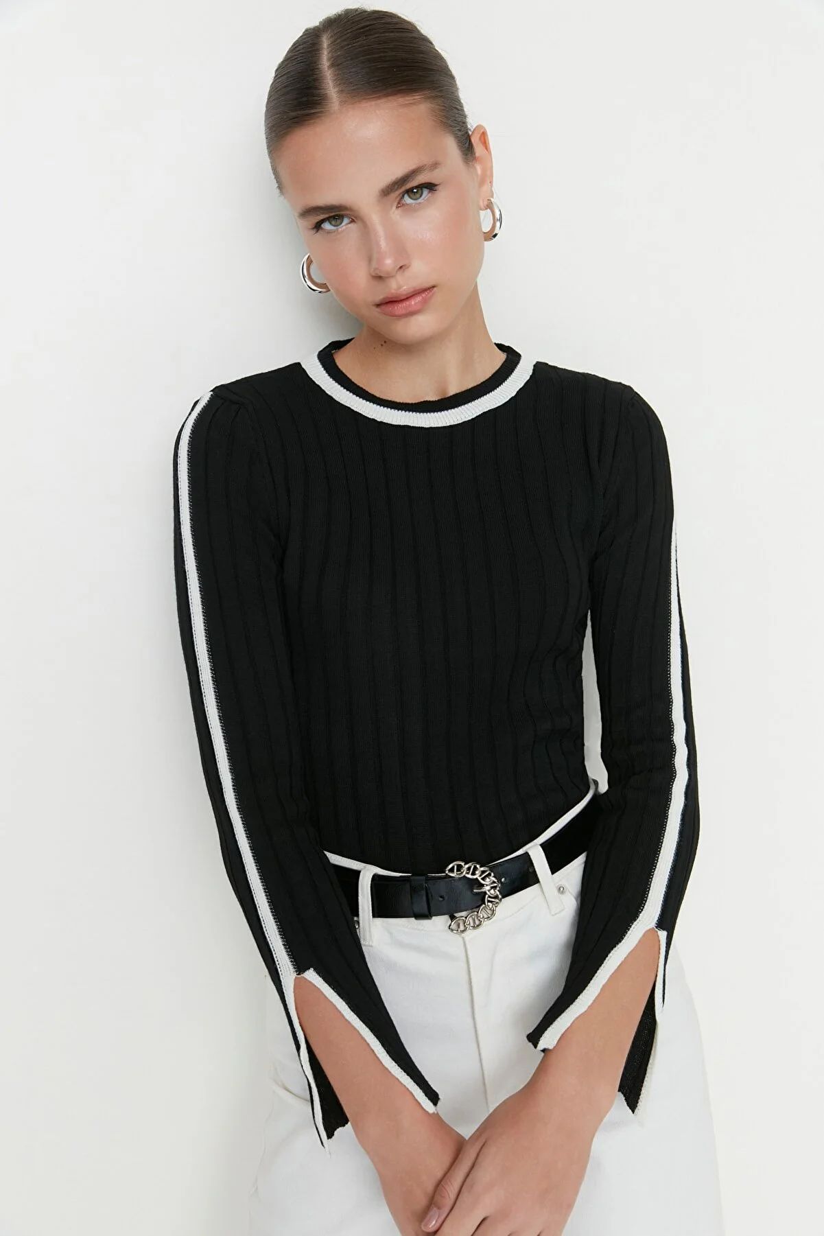 Trendyol Collection Pullover - Schwarz - Slim | Trendyol DE