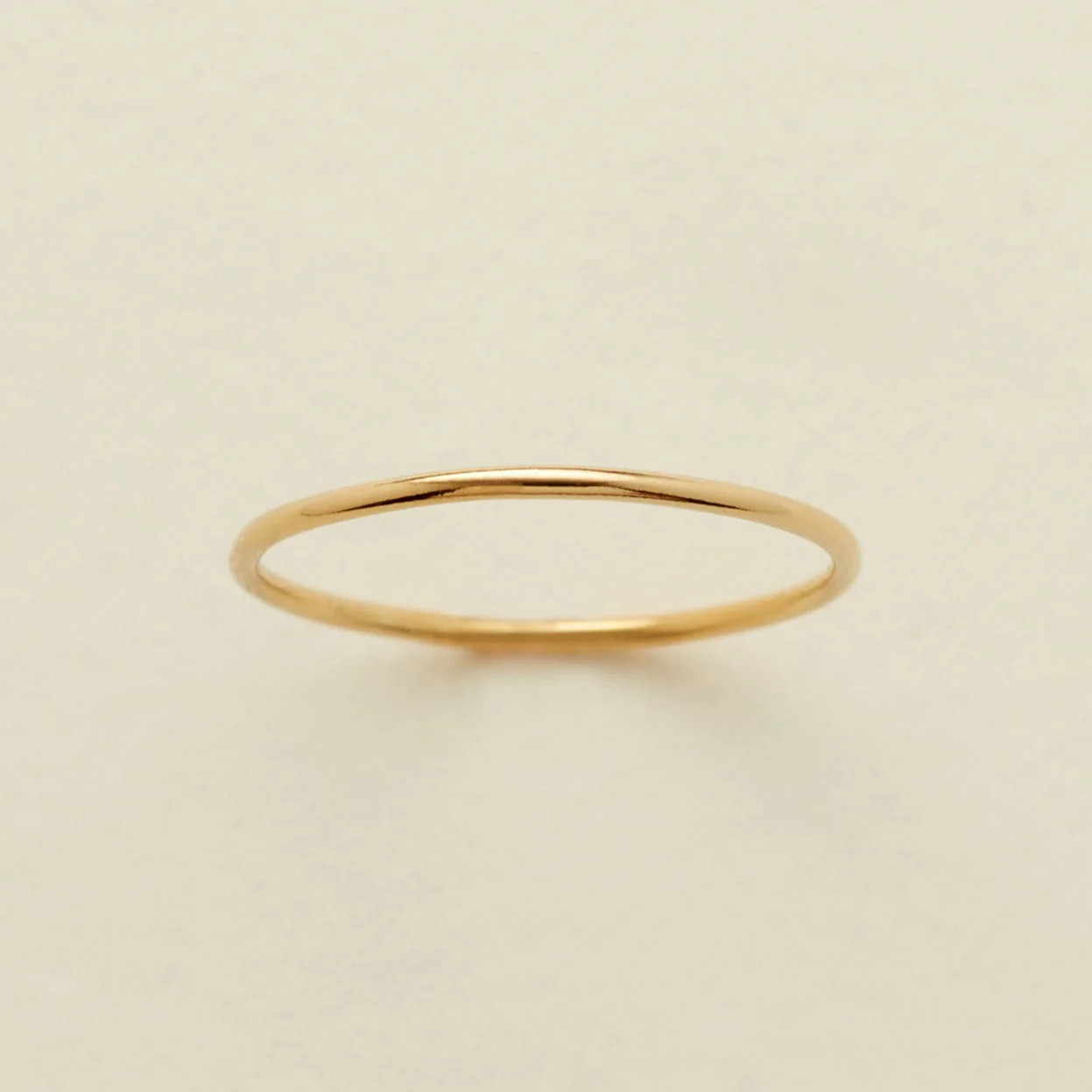 Made By Mary Round Stacking Ring | Simple, Stackable, Classic Design | Made By Mary | Made By Mary