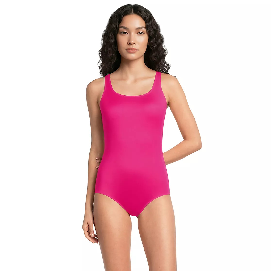 Women's Tugless Low Leg One Piece Swimsuit | Lands' End (US)