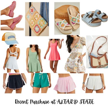everything I got at Altar’d State! So many cute shoes, bags & summer fits👗