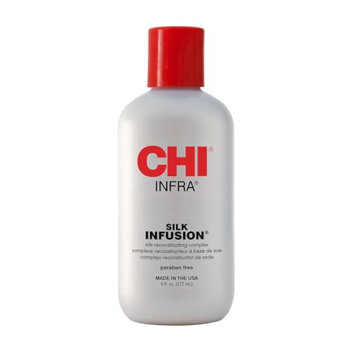 CHI Infra Silk Infusion, Leave-In Reconstructing Treatment To Strengthen & Protect All Hair Types, Alcohol-Free, 6 Oz | Amazon (US)