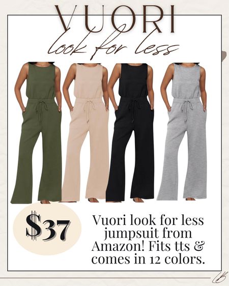 Vuori look for less jumpsuit from Amazon! 
#foundironamazon 

#LTKstyletip #LTKfindsunder50 #LTKSeasonal
