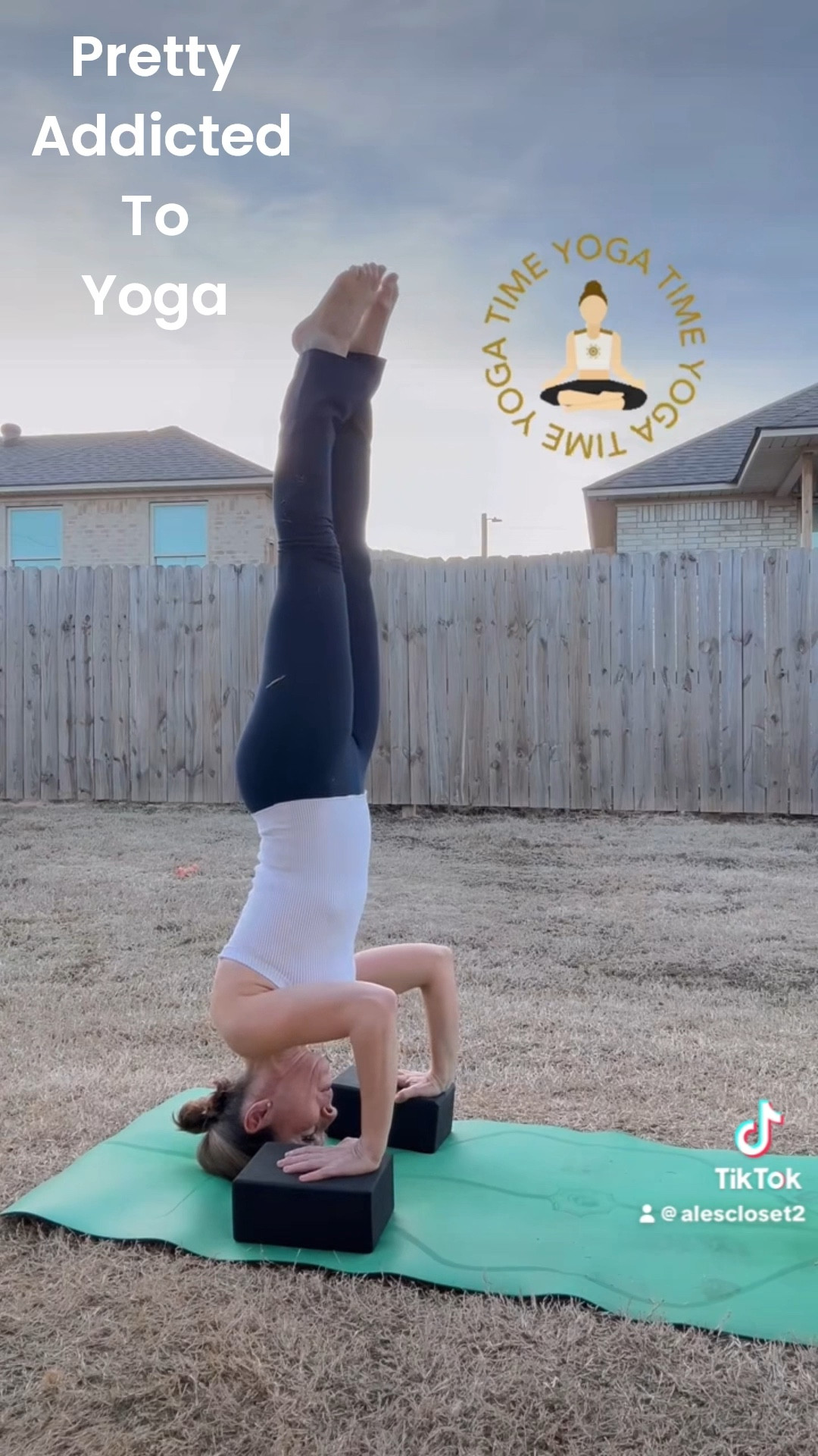 Get to know me a little 
I am addicted to Hot Power Yoga
And sometimes I teach yoga when they need a sub! You guys should try it
Lululemon align leggings are my go to first choice when I practice yogaa

#LTKOver40