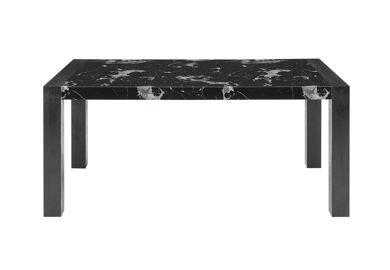 D4088DT Marble Dining Table In Black | 1stopbedrooms