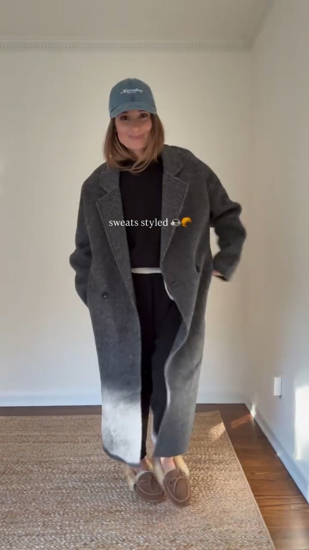 A little behind on my LTK posts but this is what I wore for my saturday morning coffee run. 

I always show you guys my outfits but I never explain the WHY behind putting them together. For this early morning coffee run, I started with my alll time favorite Aerie sweatpants (on sale under $50!) and a matching color sweatshirt from soldout.nyc (monochromatic = instantly more effortless). I layered it over a white J. Crew pointelle (always & forever — adds warmth and that slightly elevated feel). Swapped sneakers for these fun LL Bean moccasins (ballet flats with socks or suede mocs would be so chic too), added a hat for early-morning hair 🤪 and a little extra interest, and finished it off with a long coat instead of my puffer. Just as easy, but instantly more polished.

Note my coat is Soft Goat (a brand not on LTK) but I’m linking some great lower price point alts in this post! 

❤️ Follow if you’re looking for easy everyday outfit inspiration! 

#outfitinspo #outfitoftheday #outfitideas #sundaybest #everydaystyle #ootd #winterstyle #winteroutfitinspo #effortlessstyle #momstyle #classicstyle #closetstaples #styleblogger #realoutfitgram #fallfashion #outfitinspo #wardrobestaples #ootd  #realoutfitgram #saturdaystyle #lounge

#LTKFindsUnder50 #LTKSeasonal #LTKootd