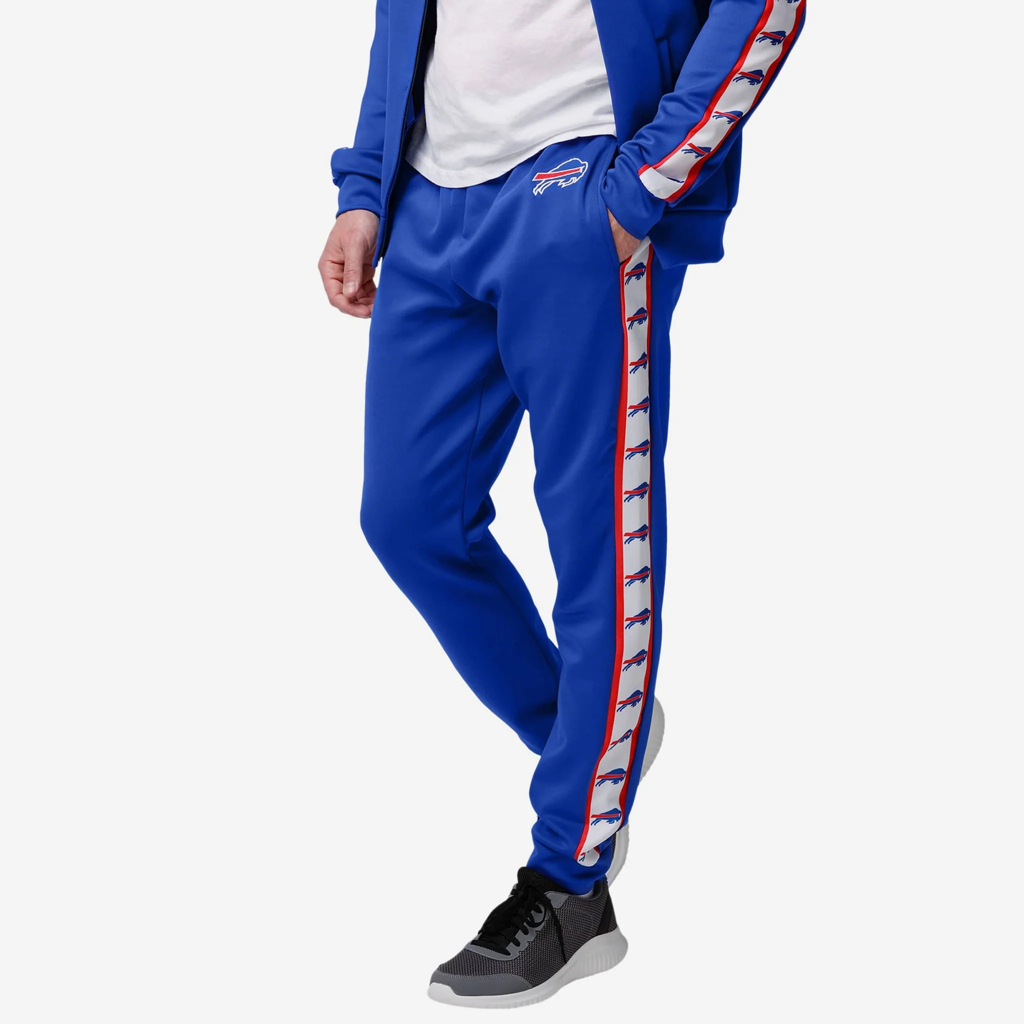 Buffalo Bills Stripe Logo Track Pants | FOCO inc