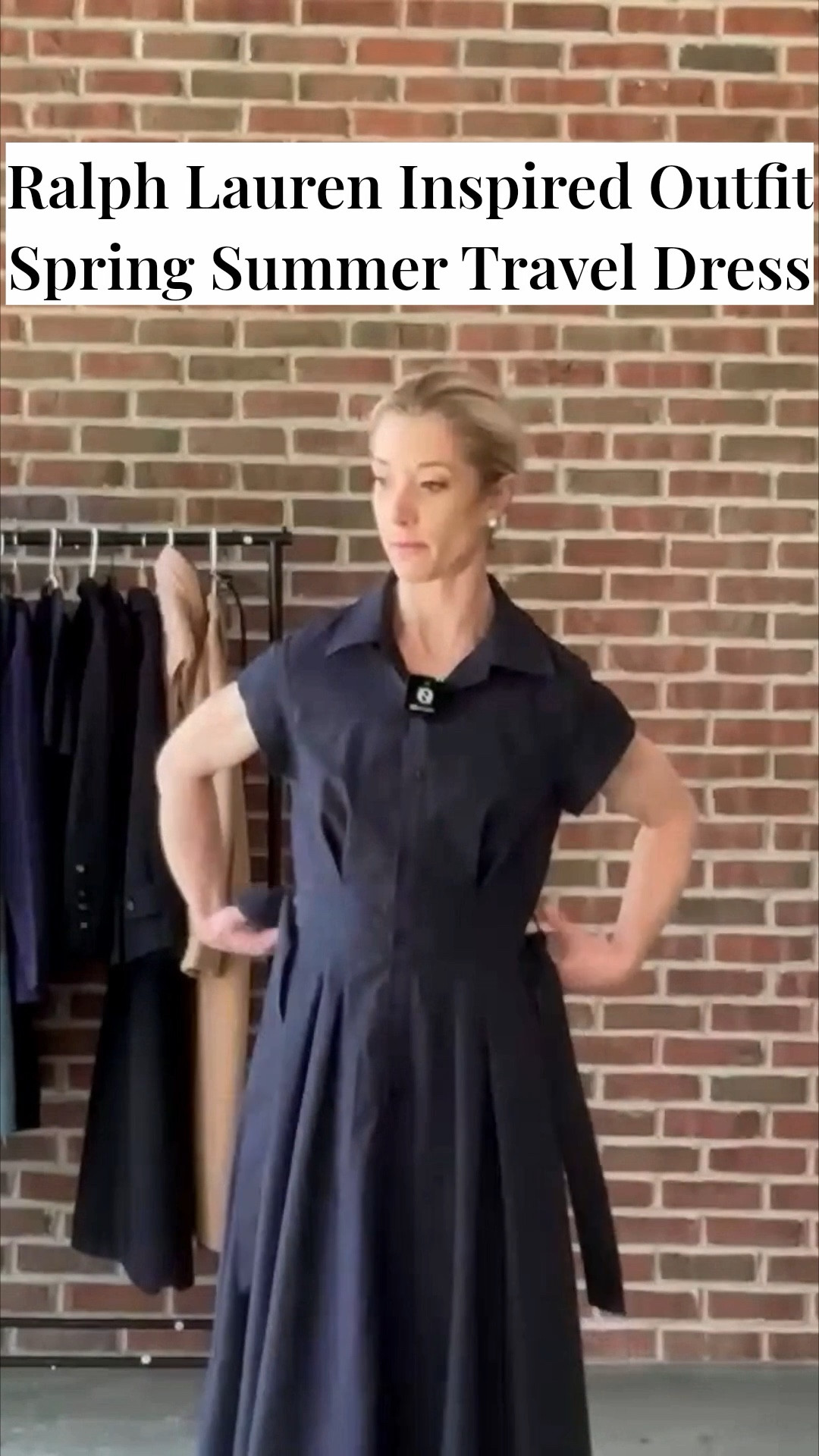 Ralph Lauren Inspired Outfit for Spring Summer 2026- the perfect Travel Dress! LTK travel must for LTK petite sizes waist belts tagged with LTK seasonal dress and LTK grwm LTK ootd live on My Chic Style Live 

#LTKootd #LTKTravel #LTKPetite