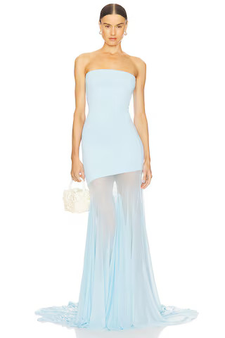 x REVOLVE Dahlia Gown in Blue | Revolve Clothing (Global)