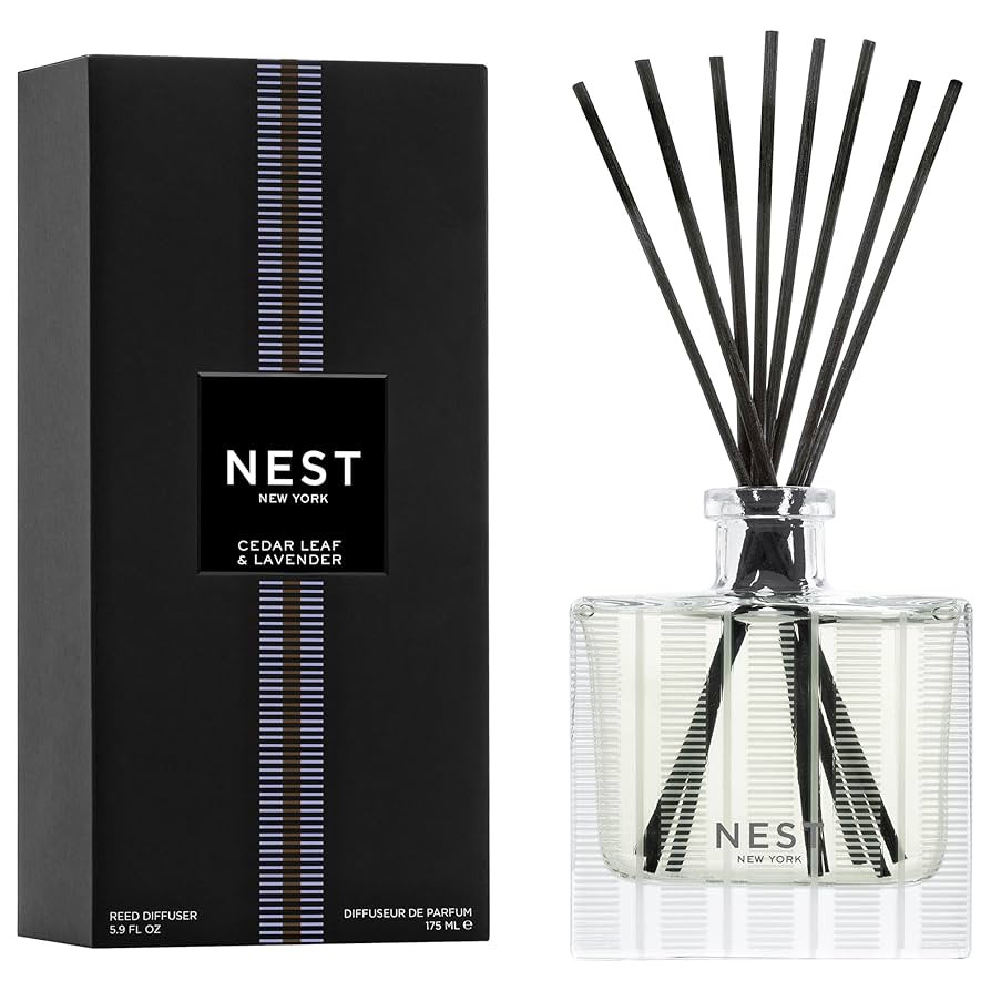 NEST New York Reed Diffuser, Cedar Leaf & Lavender - 5.9 fl oz - Fragrance for Up to 90 Days - Re... | Amazon (US)