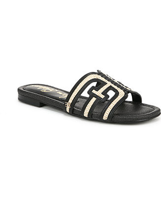 Sam Edelman Bay Slip-On Flat Leather Casual Sandals - Macy's | Macy's