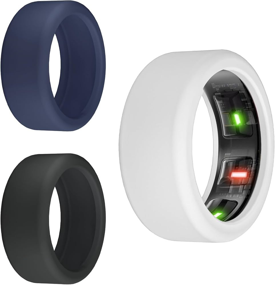 Ring Protector Compatible with Oura Ring Gen 4/3, Elastic Silicone Ring Cover for Working Out | Amazon (US)