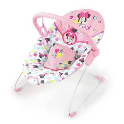 Bright Starts Minnie Mouse Spotty Dotty Vibrating Bouncer | Target