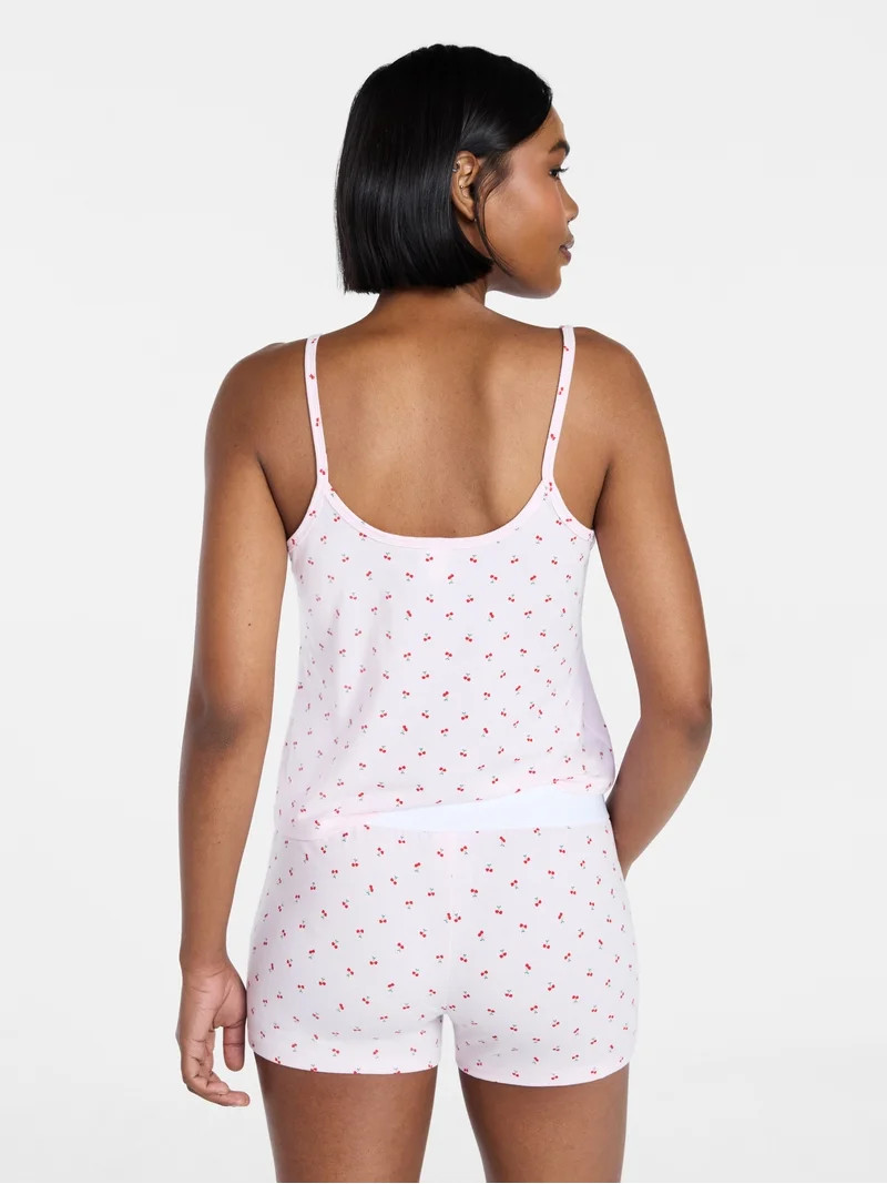 No Boundaries Cami and Boxer Shorts Sleep Set from our Cloud Core Collection, 2-Piece, Women's XX... | Walmart (US)