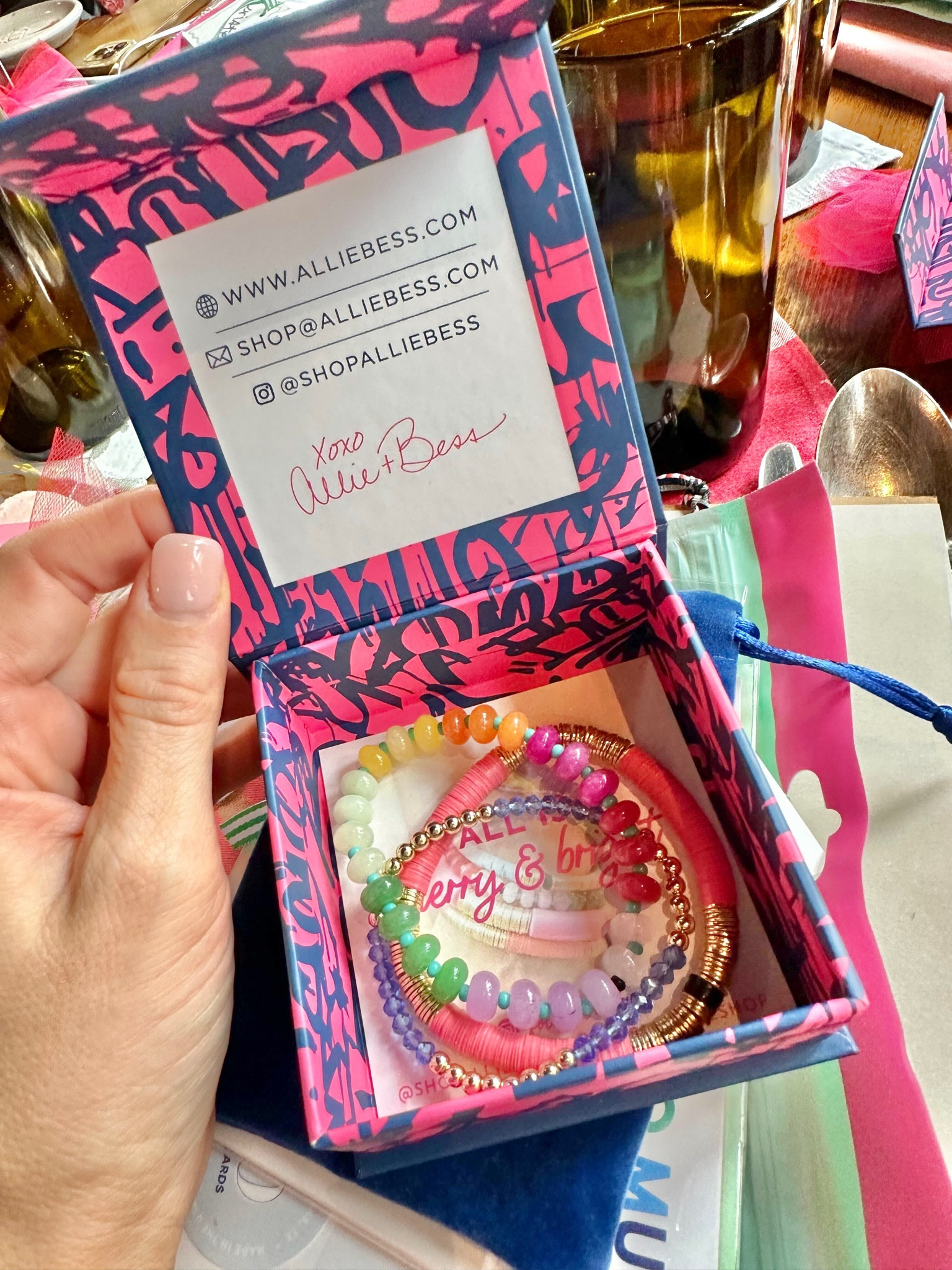 The Allie + Bess x Joy Creative holiday collective is beautiful!! I attended the launch party and took home the “All Is Bright” stack - perfect for House of Colour Springs! Check out the other stacks in the collection 😍

Springs - “All Is Bright” and “Mistletoe Kisses”
Autumns - “Style That Sleighs” and “All Spruced Up” 

Use code merideth20 for 20% off! 

#LTKSeasonal #LTKstyletip #LTKHoliday