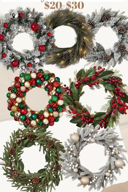 Target Christmas wreaths, flocked Christmas wreaths 

#LTKSeasonal #LTKHoliday #LTKhome