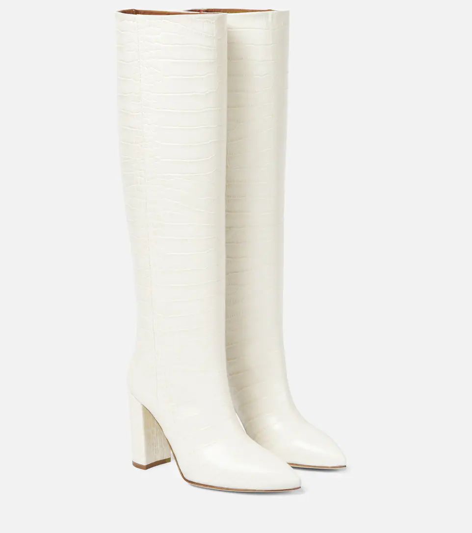 Leather knee-high boots | Mytheresa (UK)