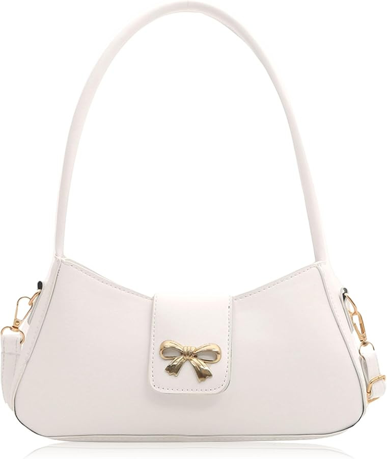 JeVenis Shoulder Bags Women Purses Handbags Coquette Bow Purse Y2k Bag Small Shoulder Bag Mini Cl... | Amazon (US)