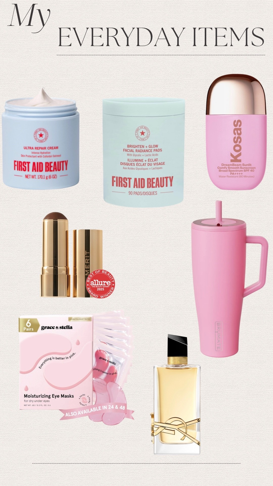 My FAV everyday items


#LTKgrwm #LTKselfcare