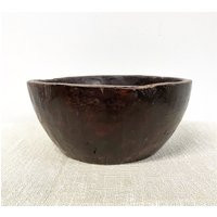 Old Handcrafted Wood Bowl | Etsy (US)