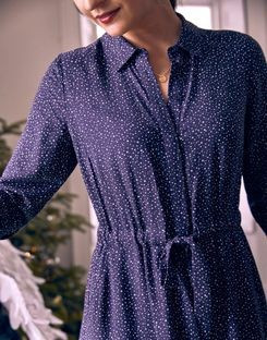 Briony Long Sleeve Button Front Shirt Dress | Joules (US)