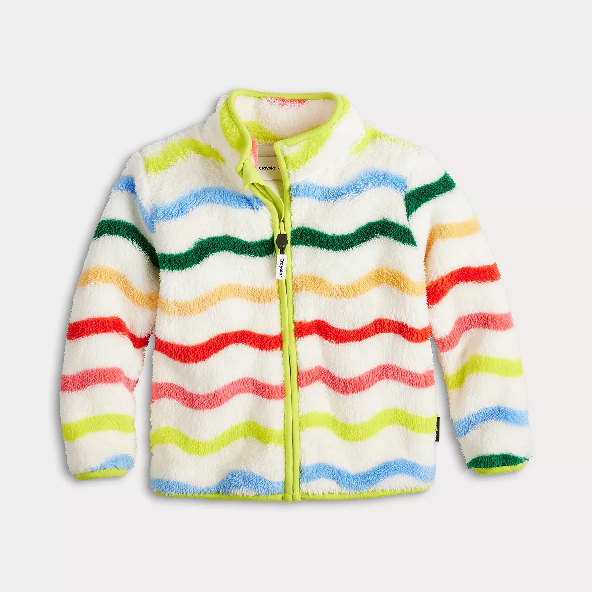 Crayola® X Kohl's Toddler Full-Zip High Pile Fleece Jacket | Kohl's