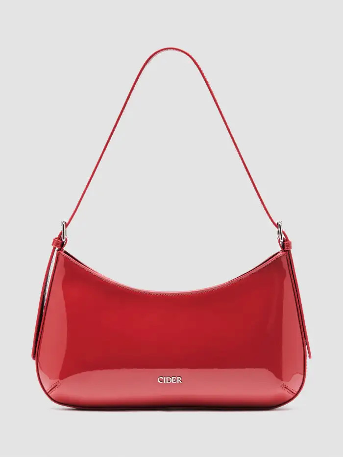 Classic Faux Leather Shoulder Bag | Cider