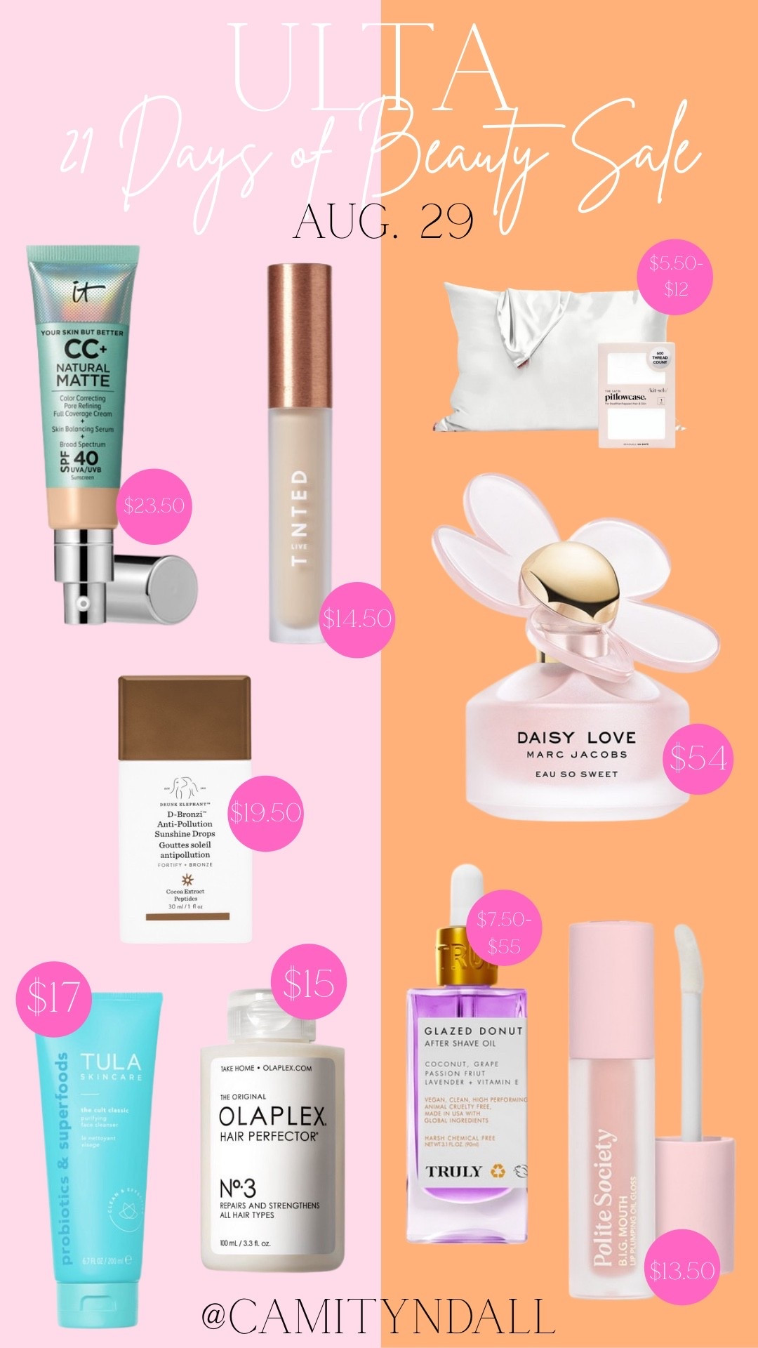 Ulta 21 days of beauty sale! 


#LTKSaleAlert #LTKFindsUnder50 #LTKBeauty