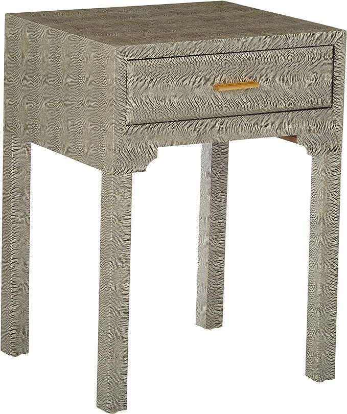 Sterling Home Sands Point Accent Side Drawer end table, Gray | Amazon (US)