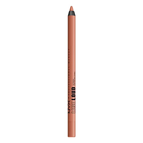 NYX PROFESSIONAL MAKEUP Line Loud Lip Liner, Longwear and Pigmented Lip Pencil with Jojoba Oil & Vitamin E - Daring Damsel (Light Warm Peach Nude) | Amazon (US)