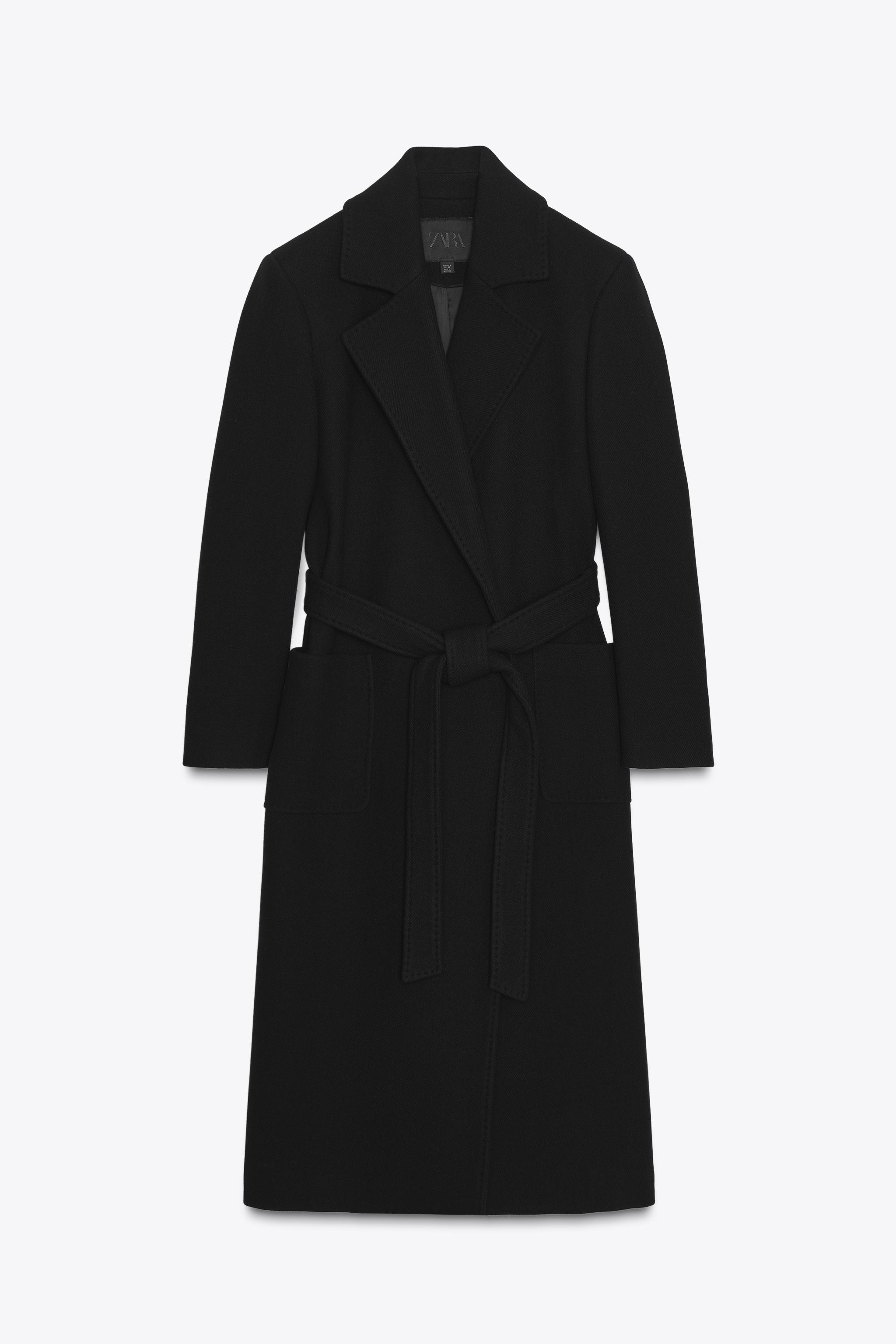 WOOL BLEND BELTED COAT ZW COLLECTION | Zara US