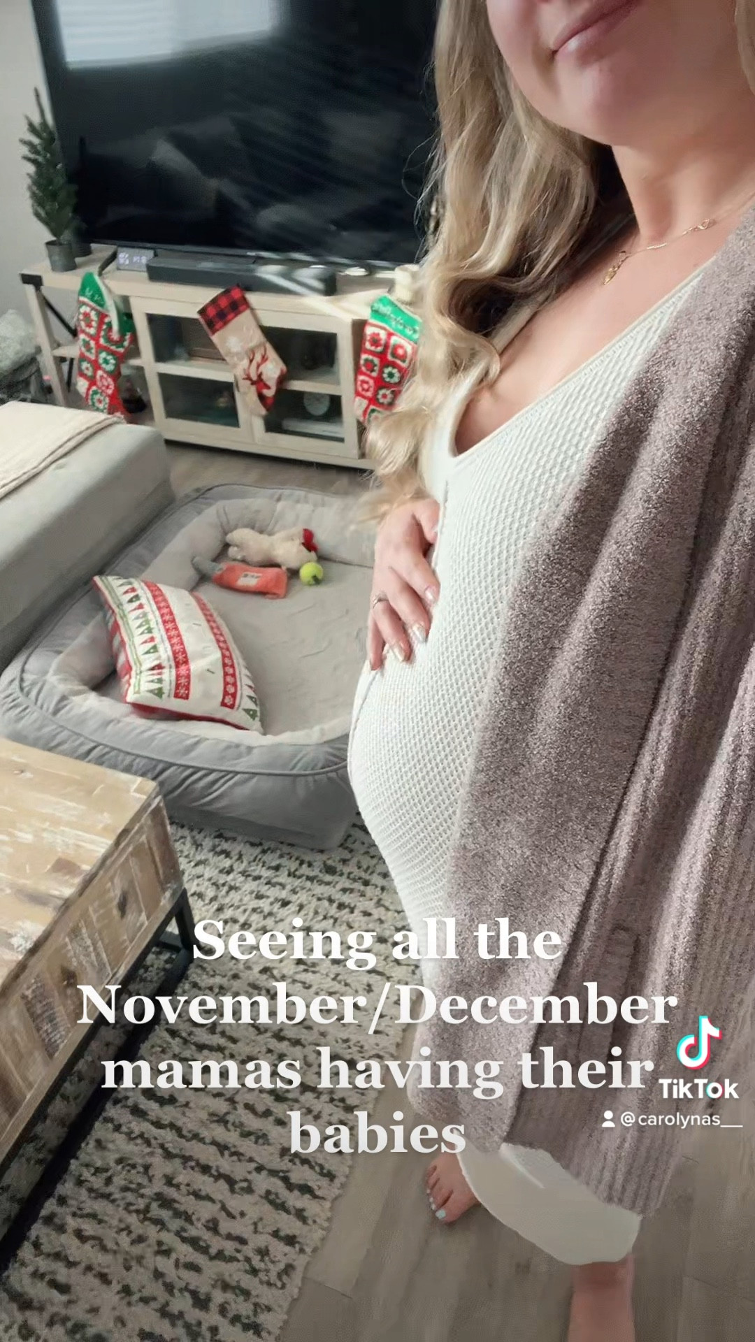 Love this jumpsuit for all stages of maternity/postpartum! I’m a size 10/12 wearing a Large.  

#LTKbump #LTKSale #LTKsalealert