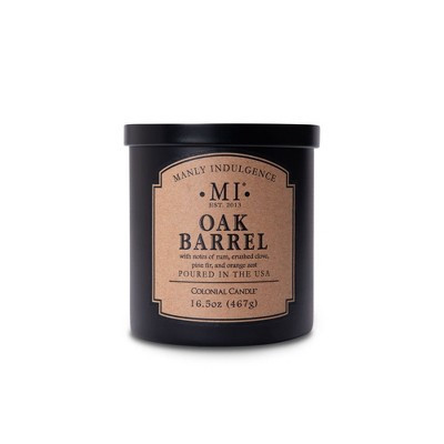 16.5oz Jar Candle Classic Collection Oak Barrel - Manly Indulgence | Target