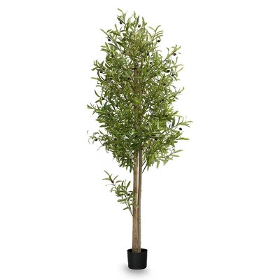 Maia Shop Artificial Olive Tree 6 Feet Tall Potted Home Decoration, 71 Inches | Target