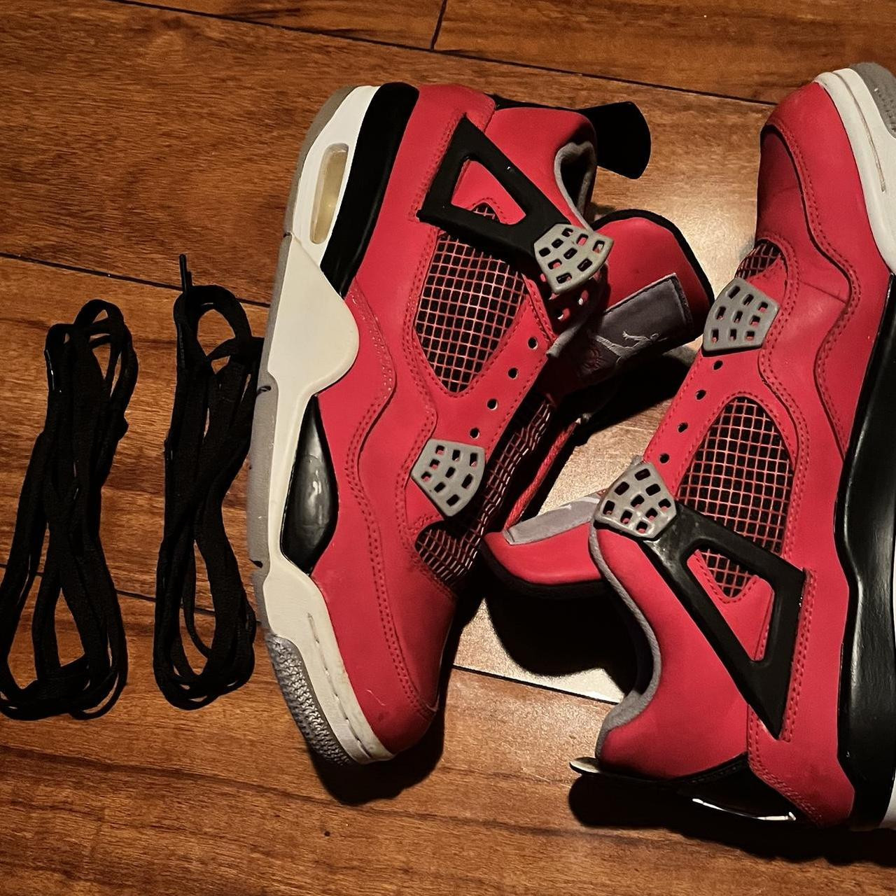 Jordan Men's Sneakers - Red - US 8 | Depop US