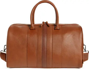 Everyday Stripe Faux Leather Holdall Bag | Nordstrom