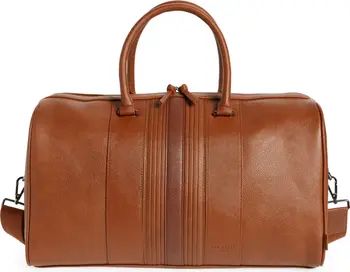 Everyday Stripe Faux Leather Holdall Bag | Nordstrom