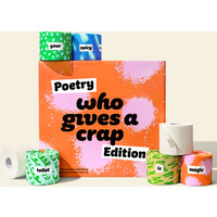 Poetry Edition | Limited Edition 100% Bamboo Toilet Paper | Who Gives A Crap (US)