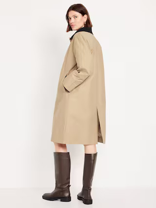 Water-Resistant Long Barn Coat | Old Navy (US)