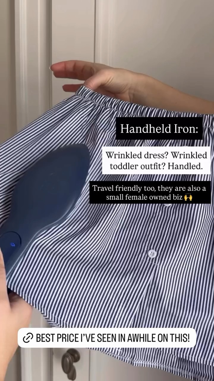 Nori press steamer and iron. Travel friendly too, they are also a small female owned biz 🙌 on sale now for big spring sale! 

#LTKSaleAlert #LTKTravel #LTKHome