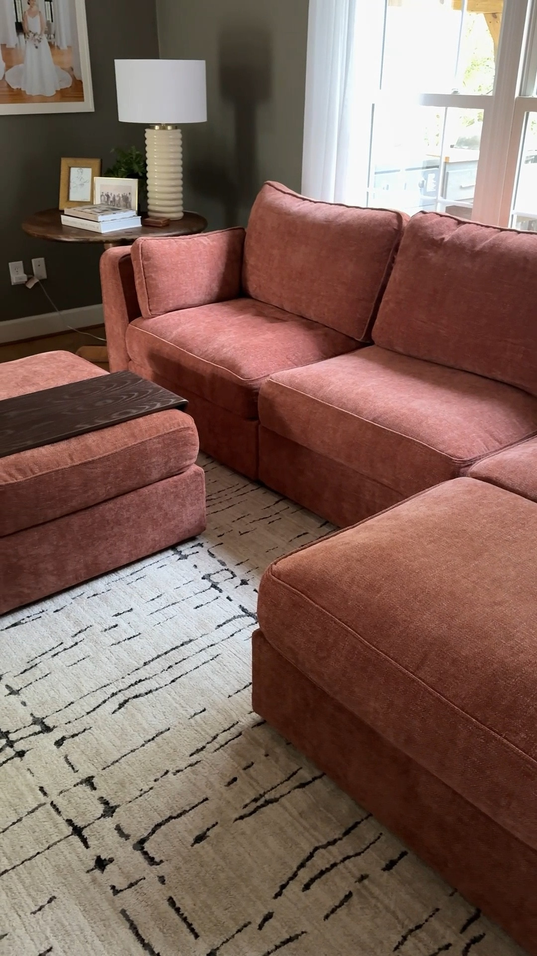 Living room makeover, new @lovesac sactional cover 🩶

#LTKHome #LTKSaleAlert