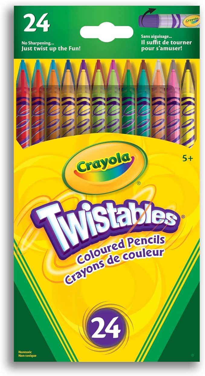 Crayola 24 Twistables Colored Pencils | Amazon (US)