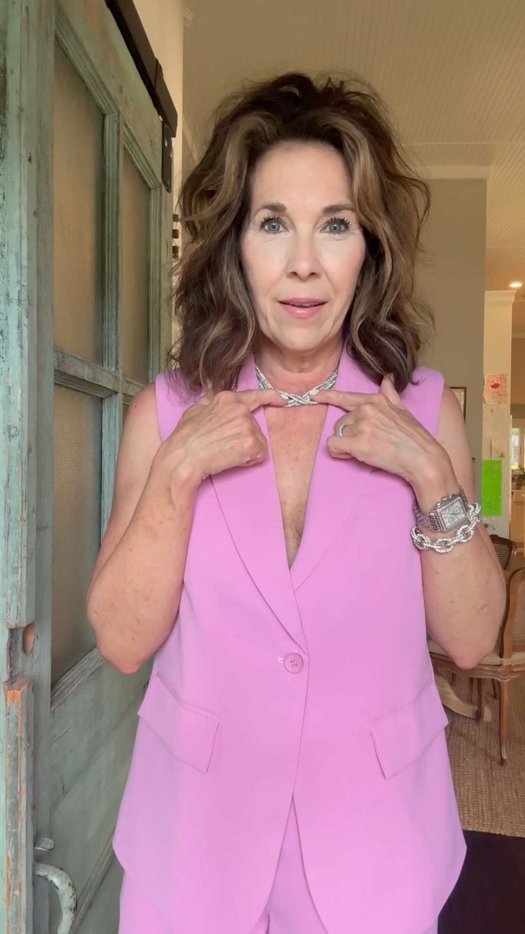 I got so many questions about this rhinestone “necklace”.

It is actually a pair of rhinestone shoelaces wrapped around my neck several times. 

You can also wrap it just once and let the tails hang down for a different look. 

#LTKFindsUnder50 #LTKStyleTip #LTKOver40