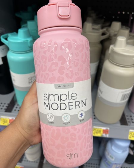 Simple Modern 32 fl oz Stainless Steel Summit Water Bottle with Silicone Straw Lid 

#waterbottle #walmart #pink #teal #cheetah #leopard 

#LTKSeasonal #LTKGiftGuide
