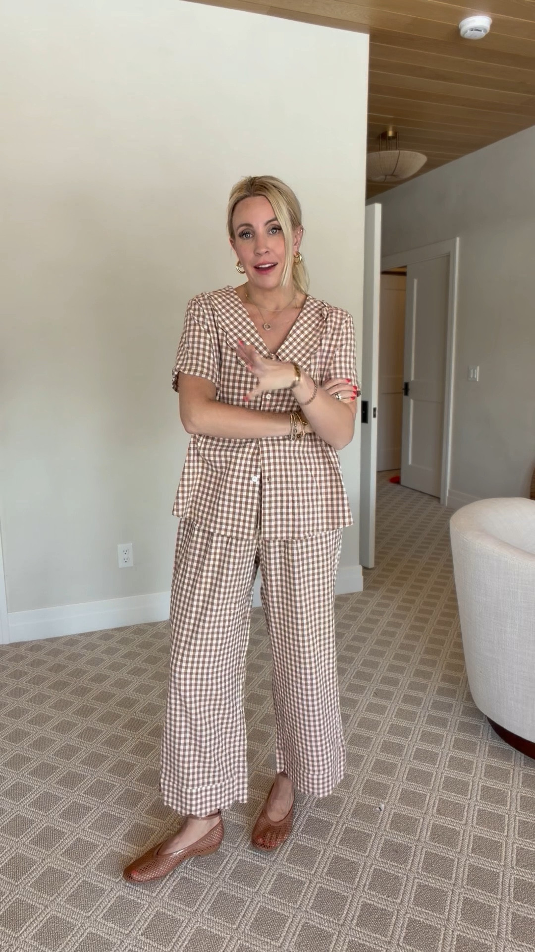 This set is technically pajamas but I would totally wear it as an outfit! And use the pieces separately too! Size M

#LTKgrwm #LTKootd #LTKmomlife