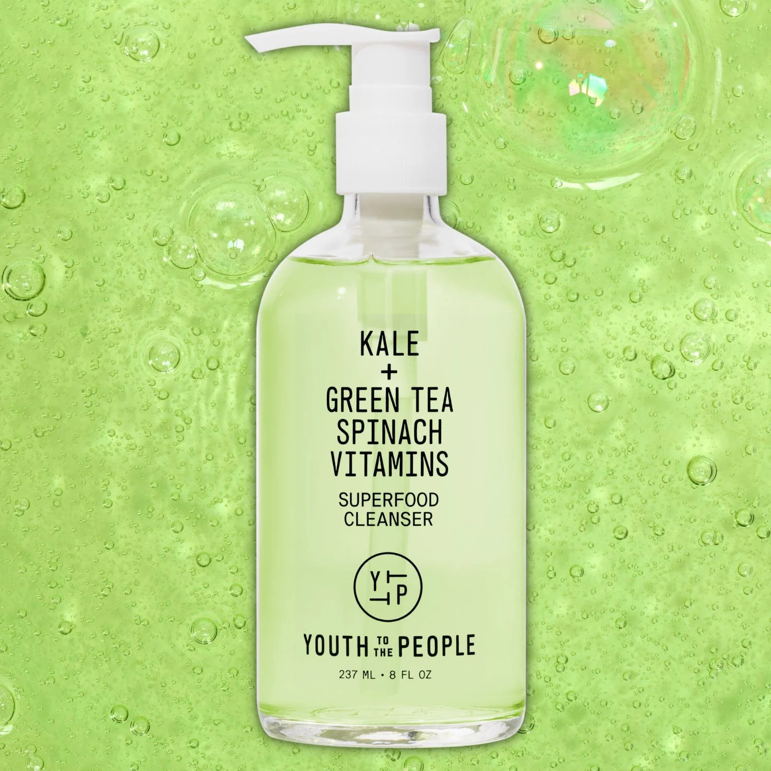 Youth To The People Superfood Kale Antioxidant-Rich Face Cleanser 8.0oz - 8oz | Gentle Daily Face Wash | Youth To The People