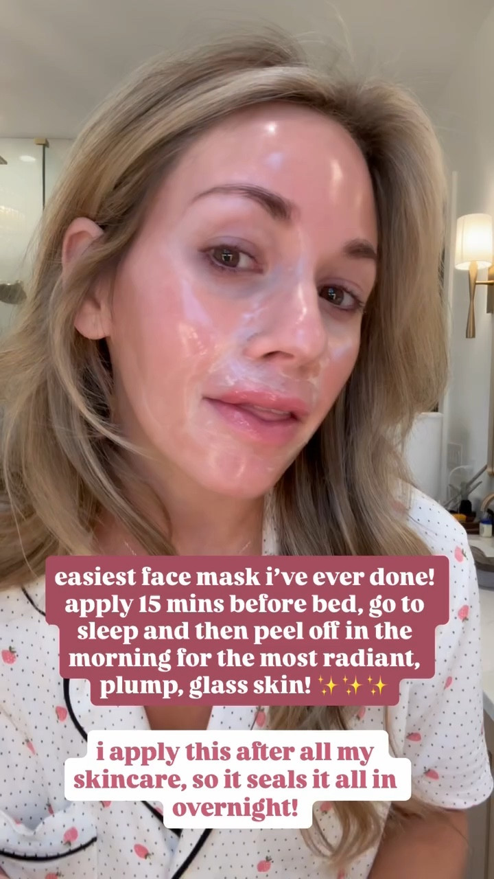 My favorite face mask from Amazon! This locks in all your skin care and makes your skin so glowy!✨

#LTKmomlife #LTKselfcare #LTKgrwm