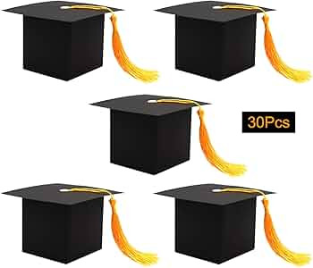 SDKI 30Pcs Graduation Cap Candy Box Graduation Party Supplies 2026 Decorations Graduation Gift Ca... | Amazon (US)
